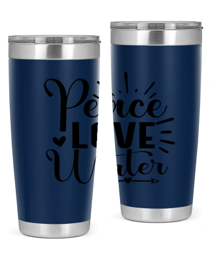 Peace Love Winter 331#- winter- Tumbler