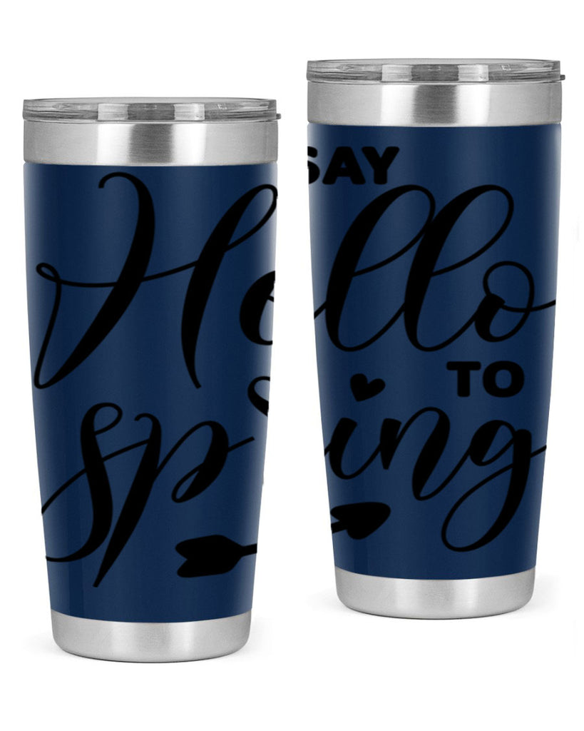 Say Hello to Spring402#- spring- Tumbler
