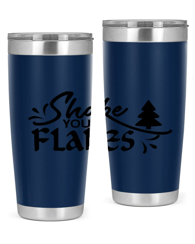 Shake Your Flakes 354#- winter- Tumbler