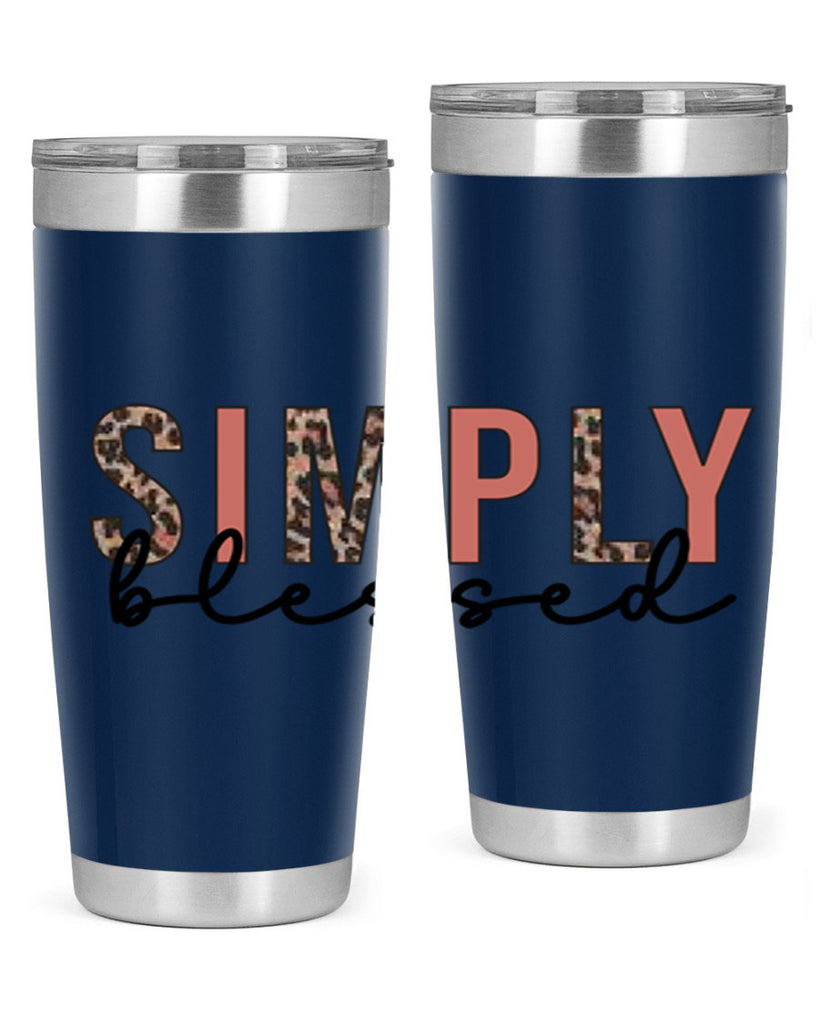 Simply blessed 575#- fall- Tumbler