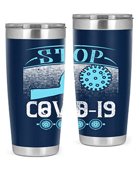 Stop covid Style 22#- corona virus- Tumbler