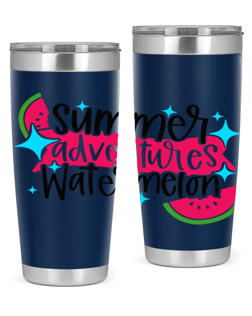 Summer Adventures Watermelon Style 23#- summer- Tumbler