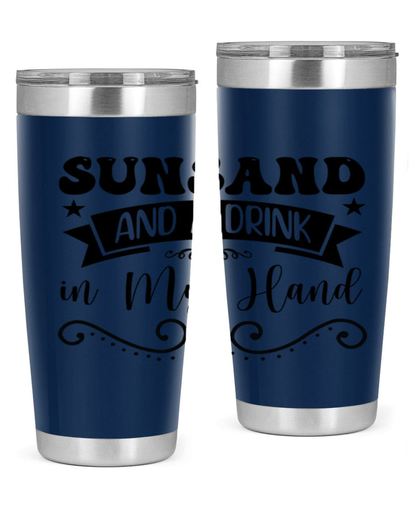 Sunsandandadrinkin 484#- zodiac- Tumbler