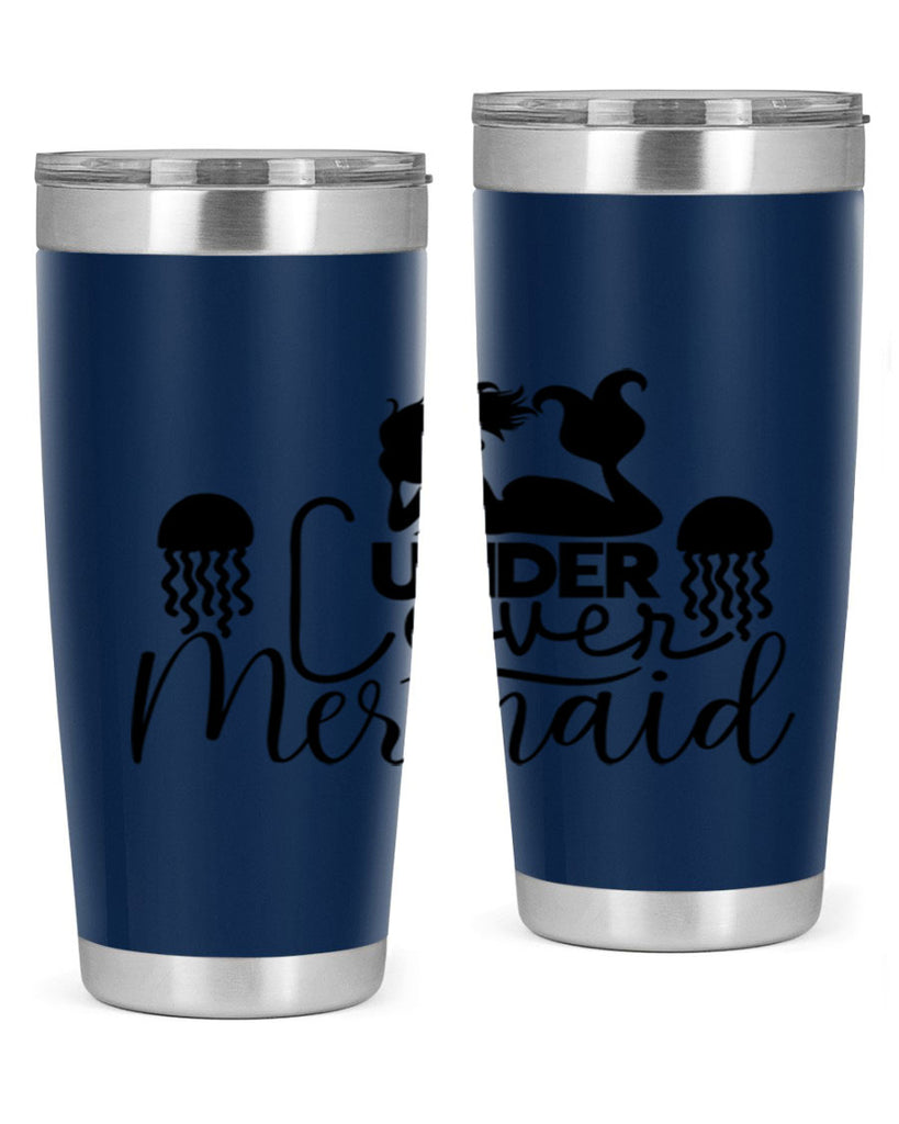 Under Cover Mermaid 642#- mermaid- Tumbler