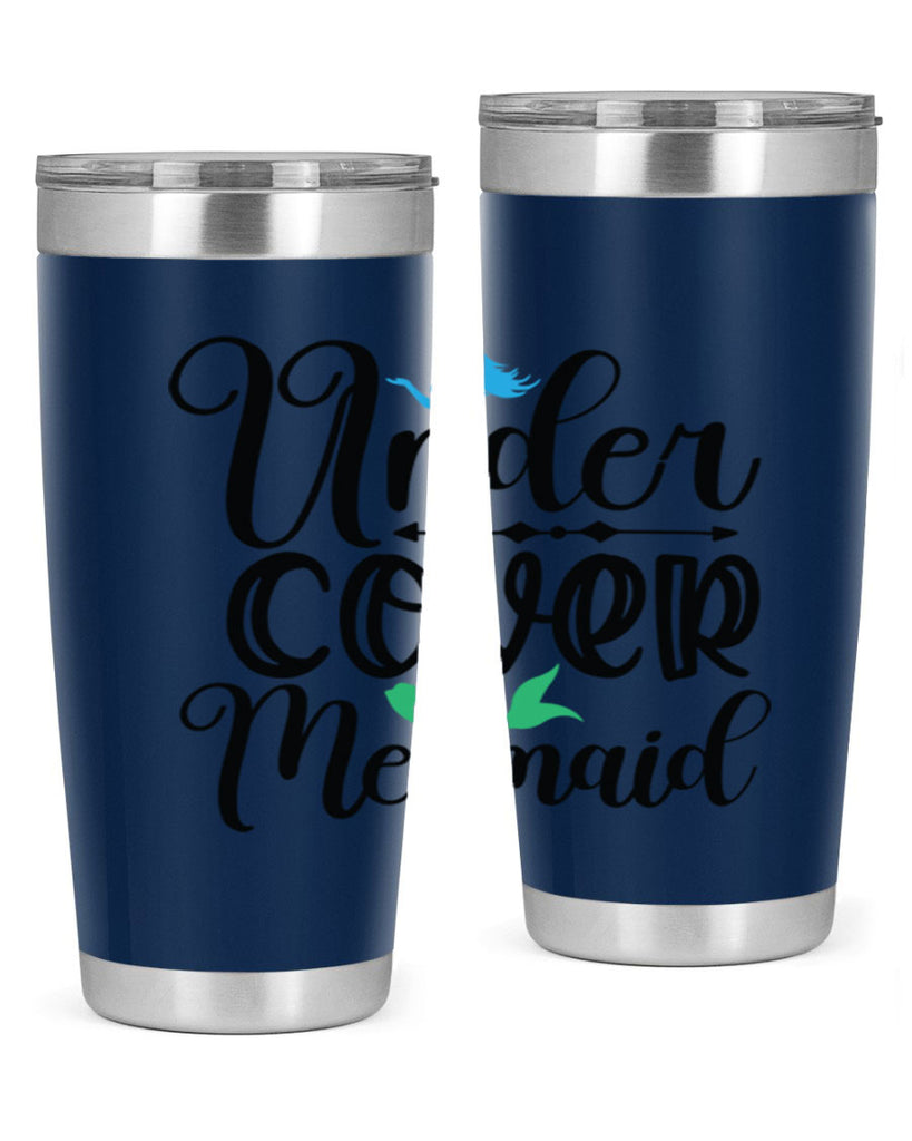 Under Cover Mermaid 651#- mermaid- Tumbler