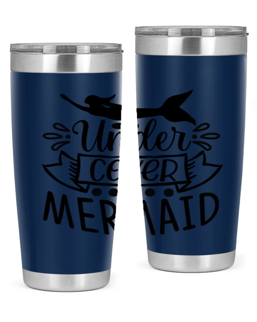 Under cover mermaid 645#- mermaid- Tumbler
