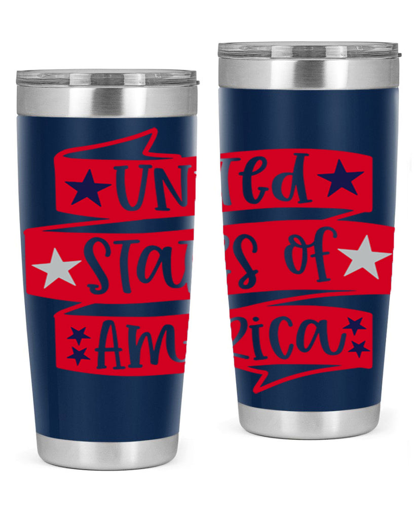 United States Of America Style 177#- Fourt Of July- Tumbler