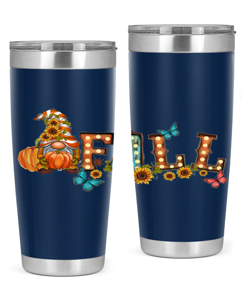 VintageFallGnome 626#- fall- Tumbler