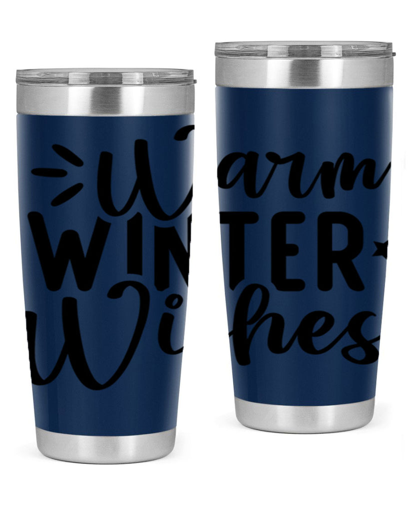 Warm Winter Wishes459#- winter- Tumbler