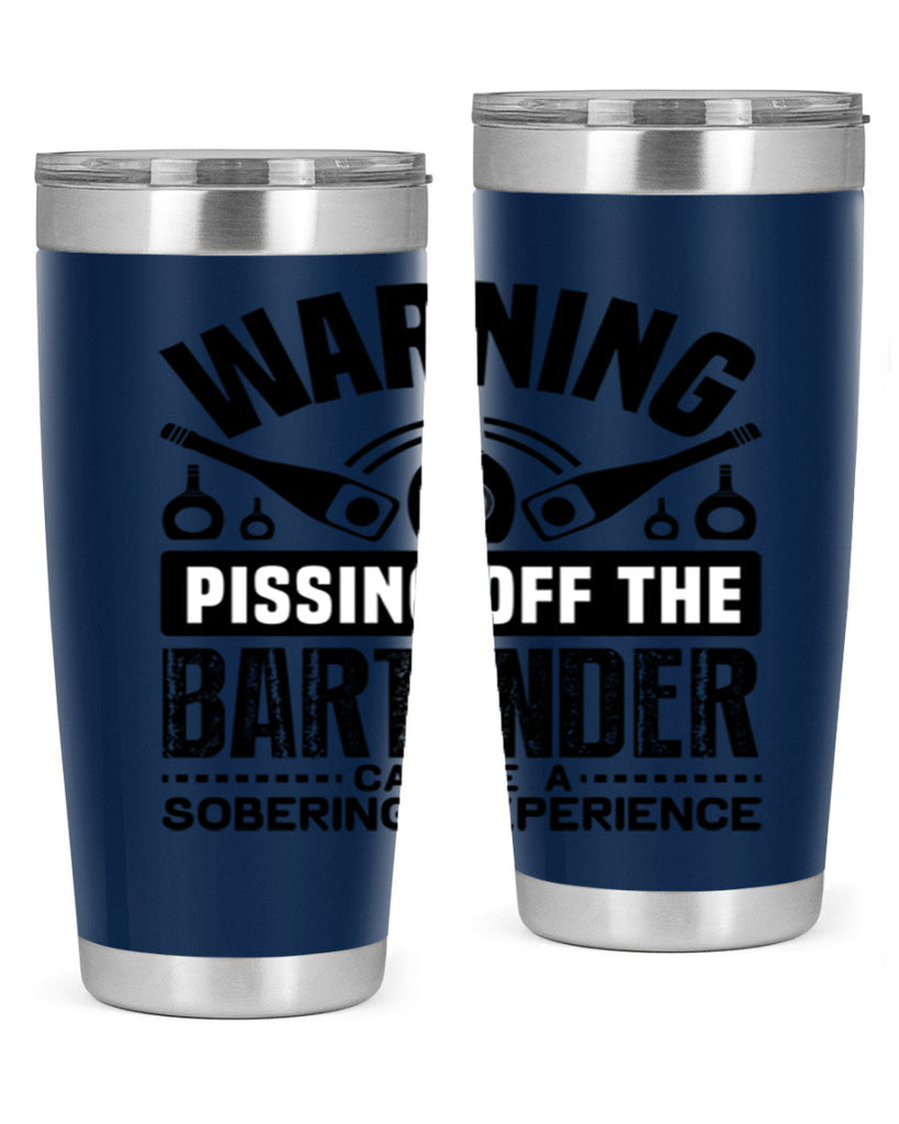 Warning Style 10#- bartender- tumbler