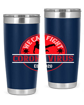 We Can Fight Corona Virus Est Style 11#- corona virus- Tumbler