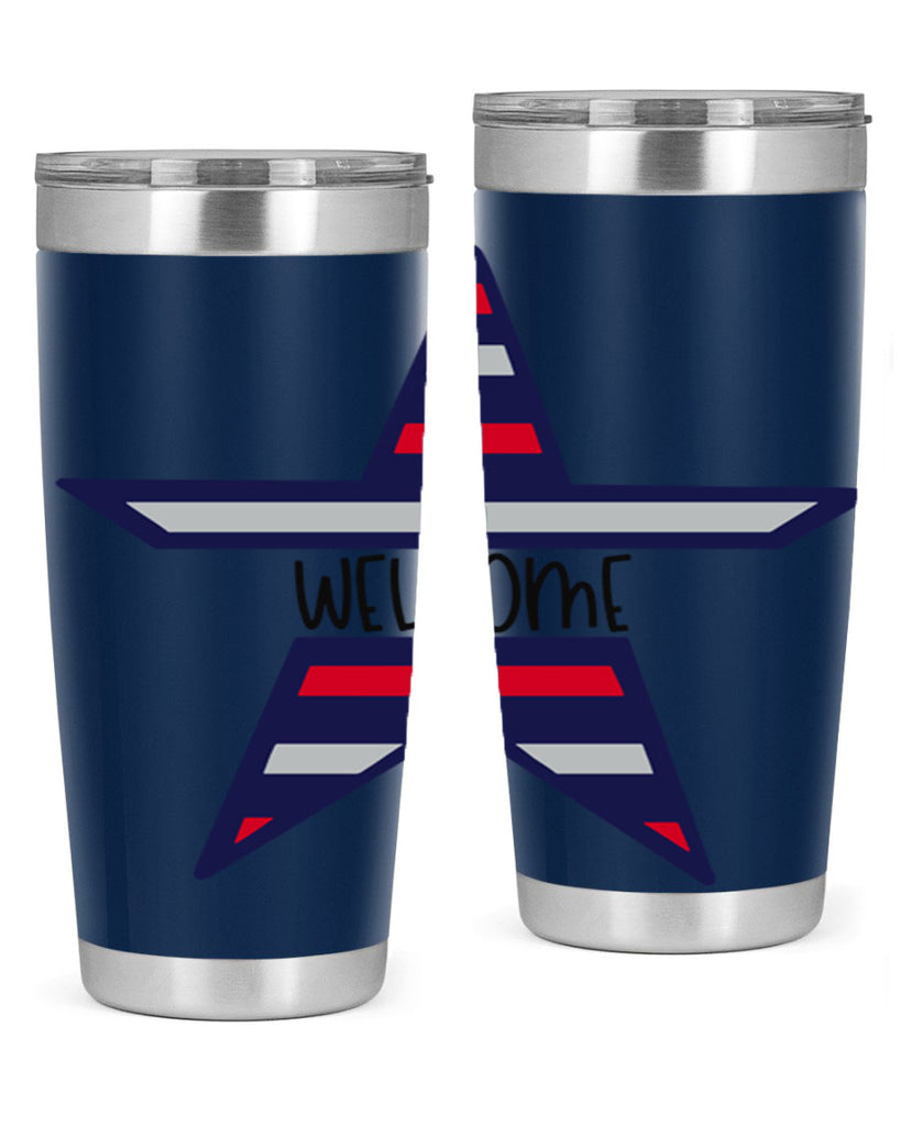 Welcome Style 186#- Fourt Of July- Tumbler