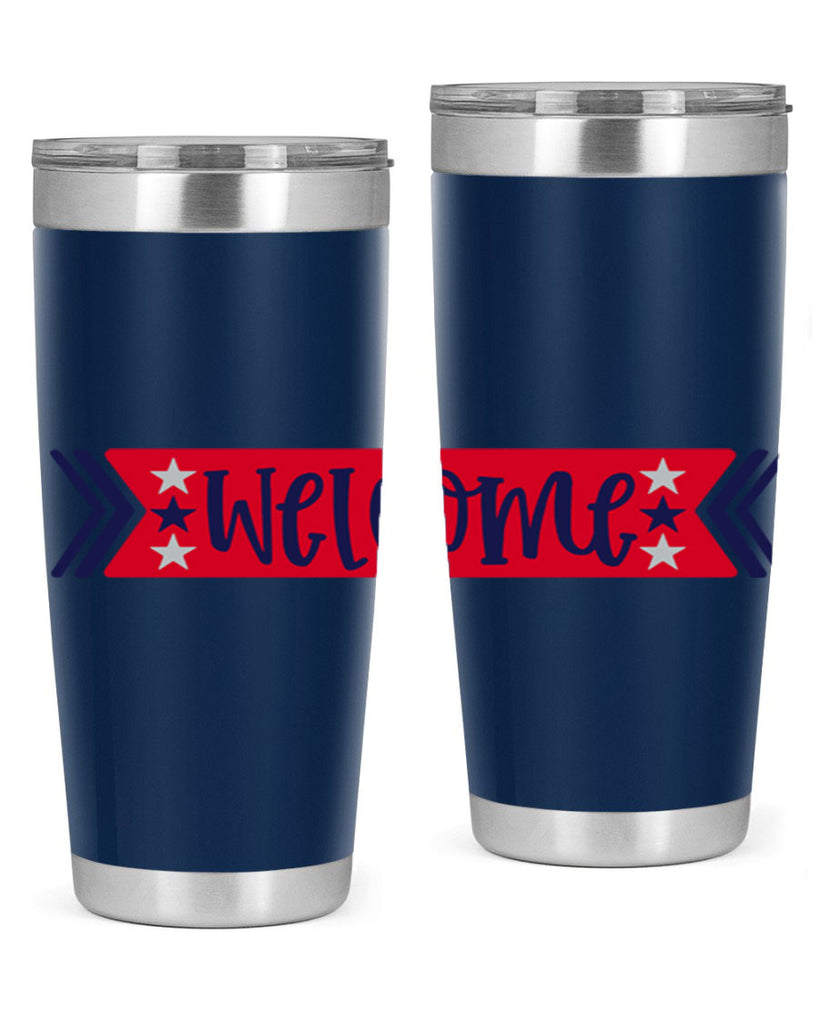 Welcome Style 187#- Fourt Of July- Tumbler