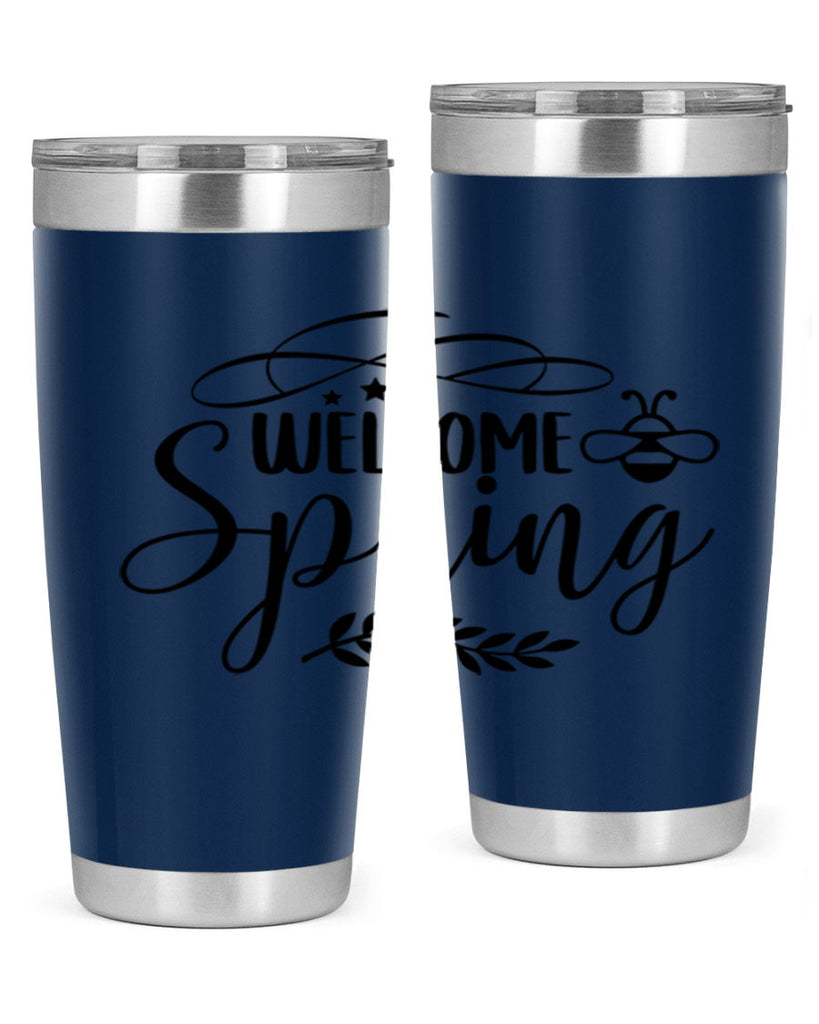 Welcome spring design  594#- spring- Tumbler