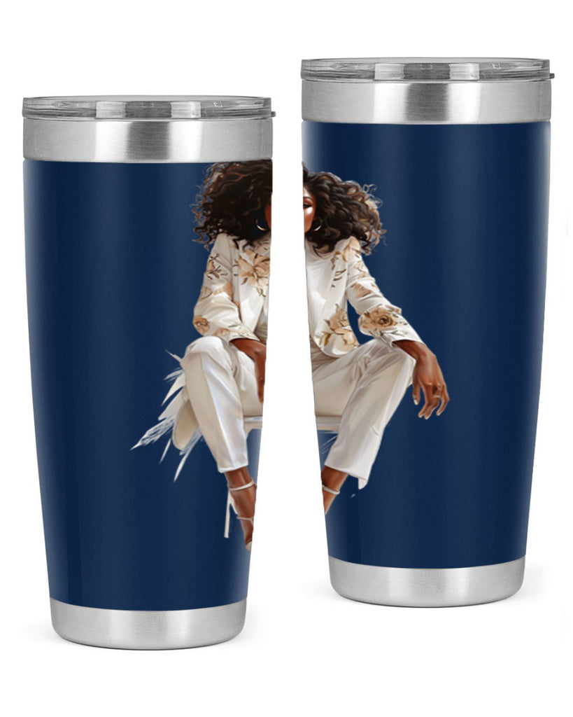 african american girl 2#- fashion- Cotton Tank