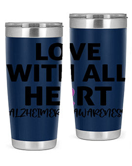 alzheimers awareness style 77#- alzheimers- Tumbler