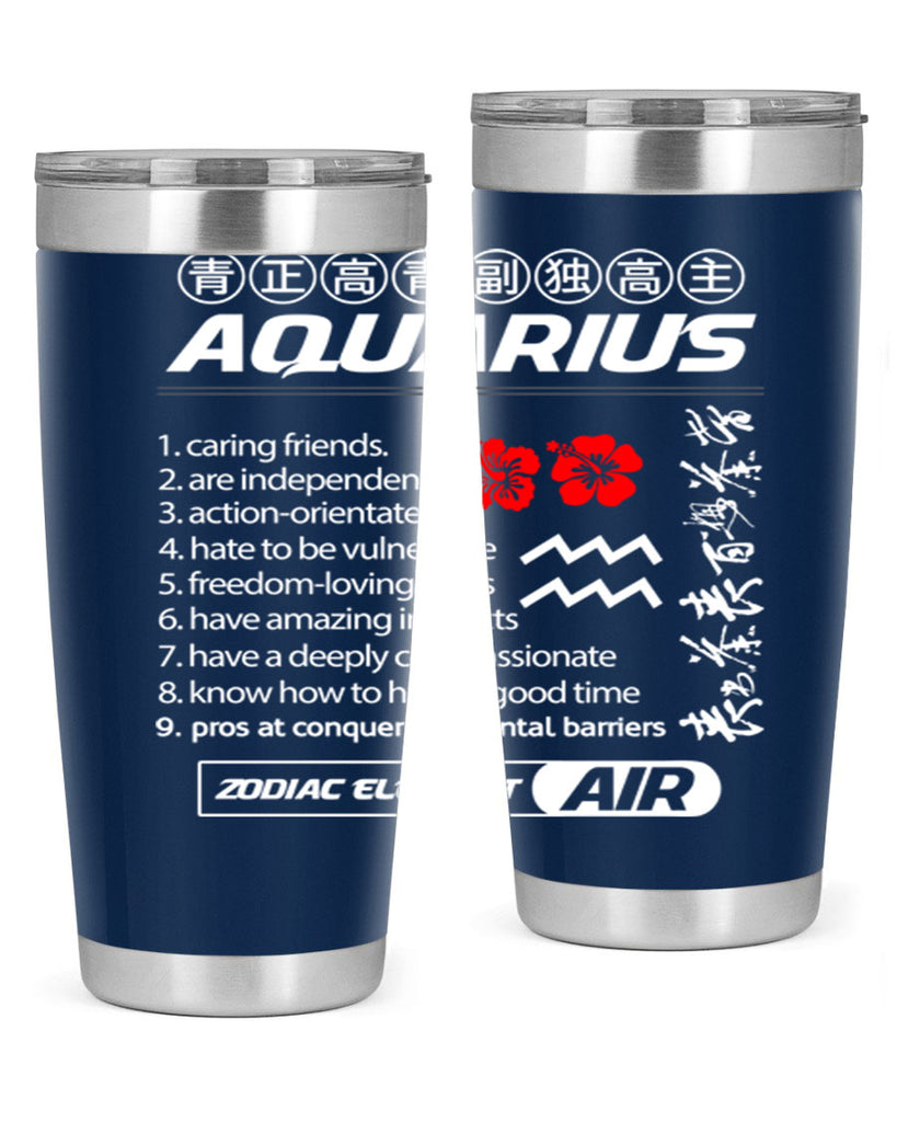 aquarius 85#- zodiac- Tumbler