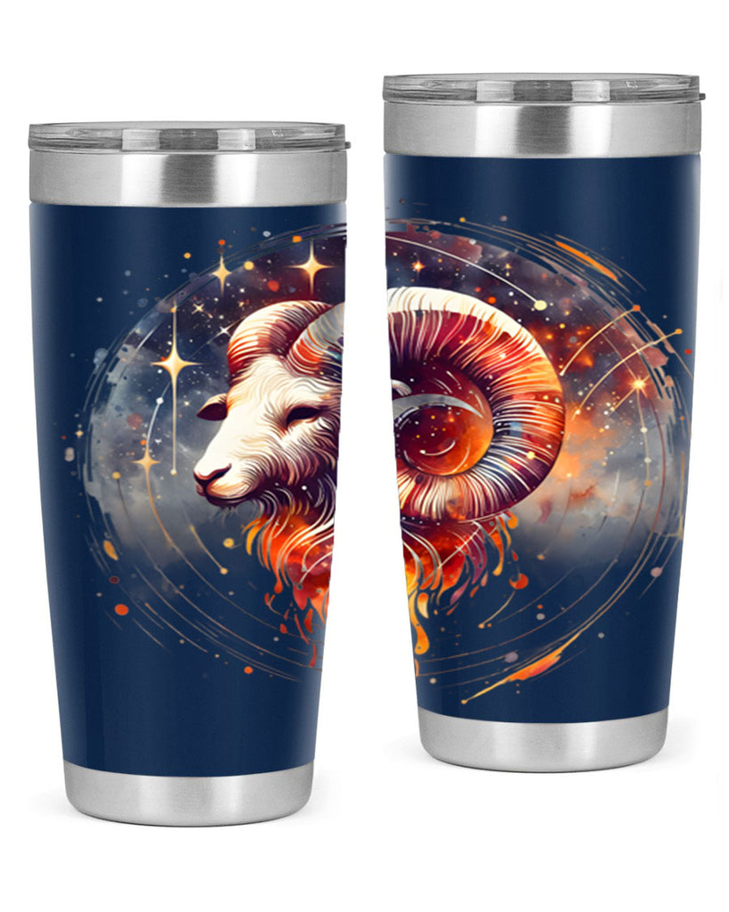 aries 125#- zodiac- Tumbler