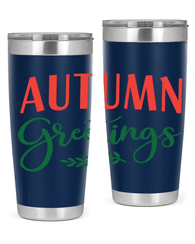 autumn greetings 14#- fall- Tumbler