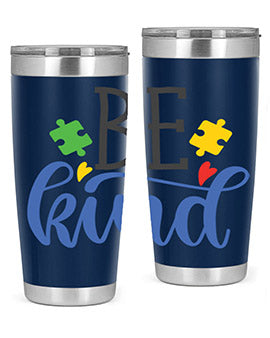 be kind Style 8#- autism- Tumbler