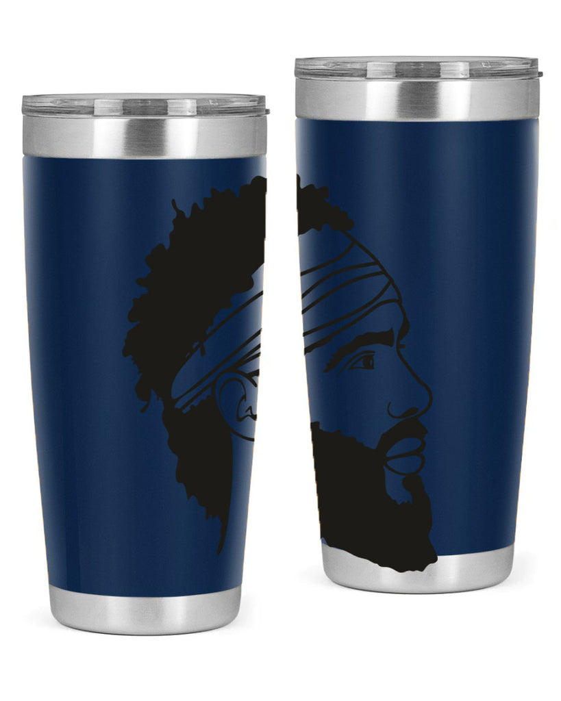beardman 48#- black men - boys- tumbler
