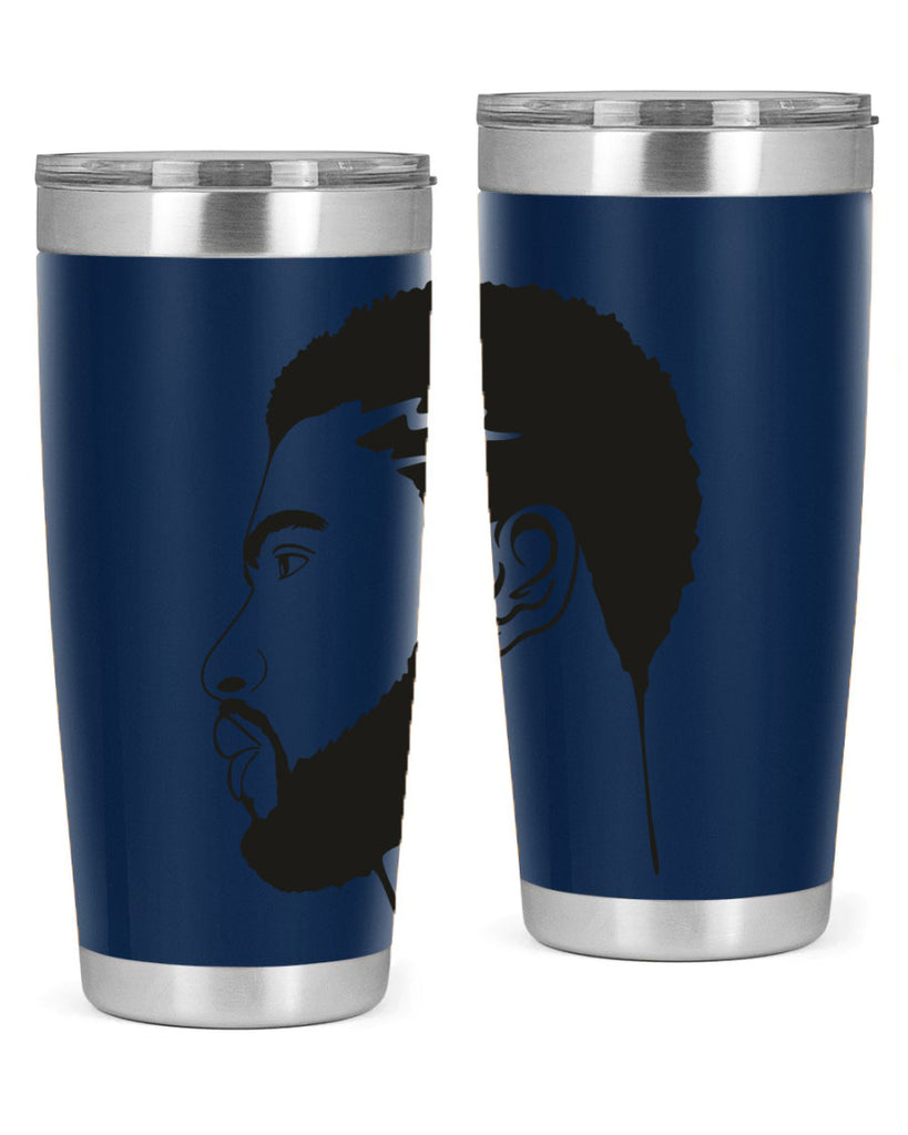 beardman 52#- black men - boys- tumbler