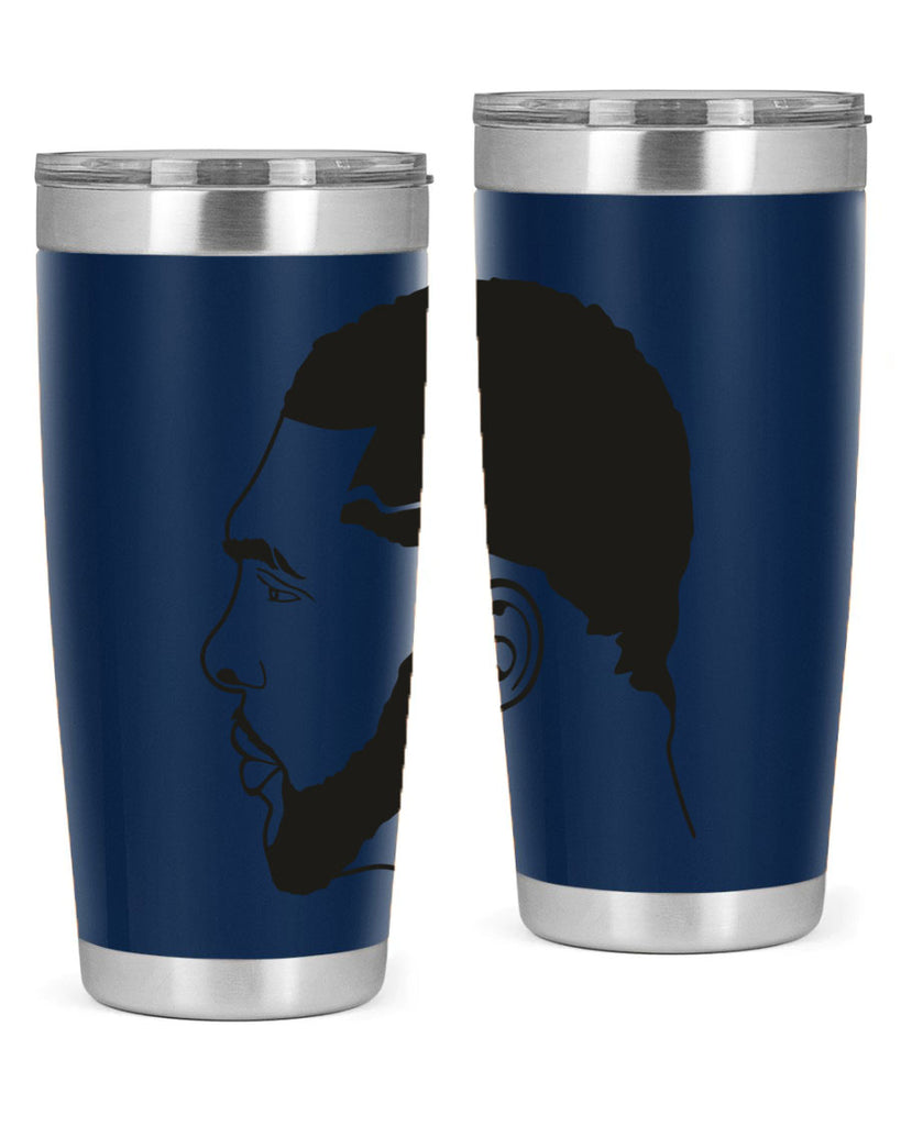 beardman 55#- black men - boys- tumbler