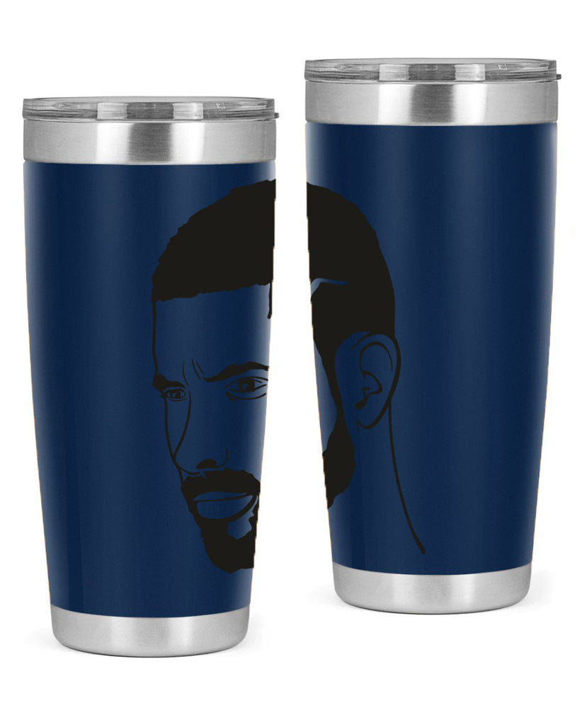 beardman 56#- black men - boys- tumbler