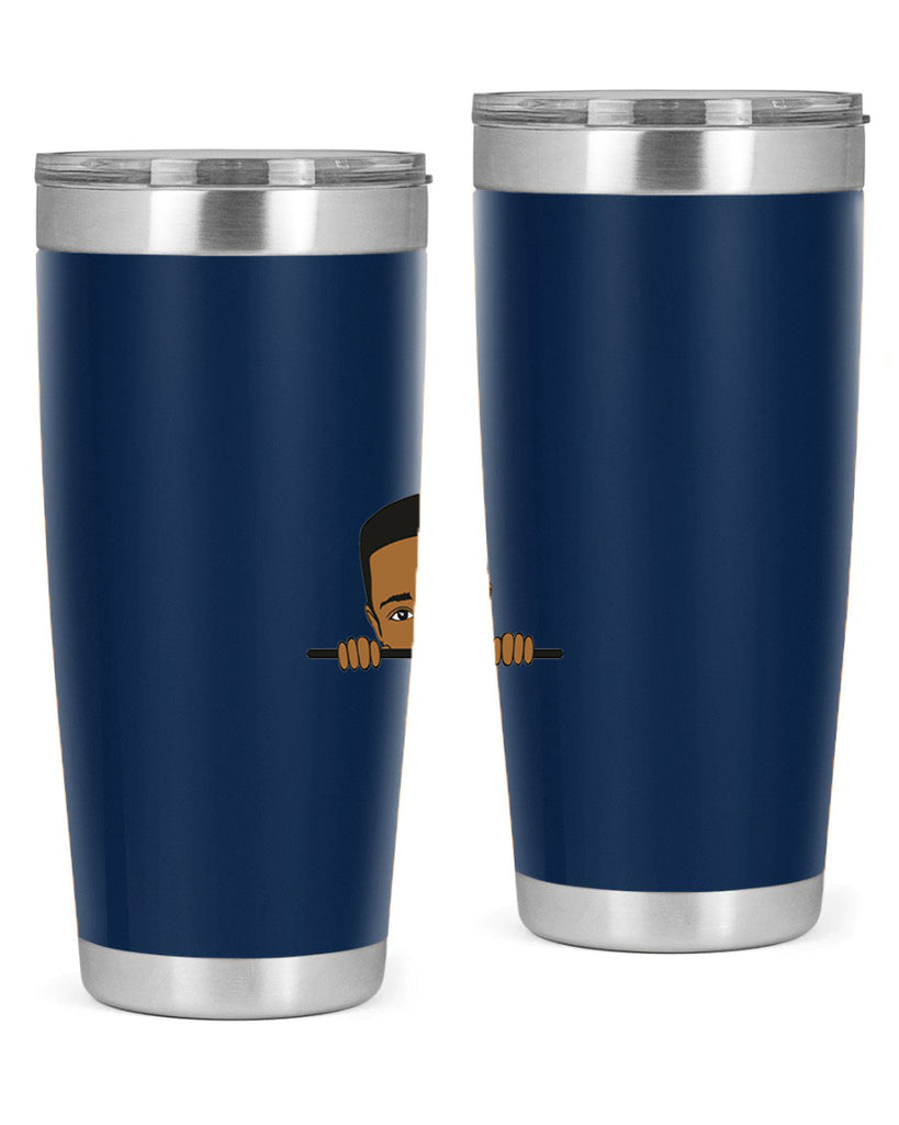 black boy 5#- black men - boys- tumbler