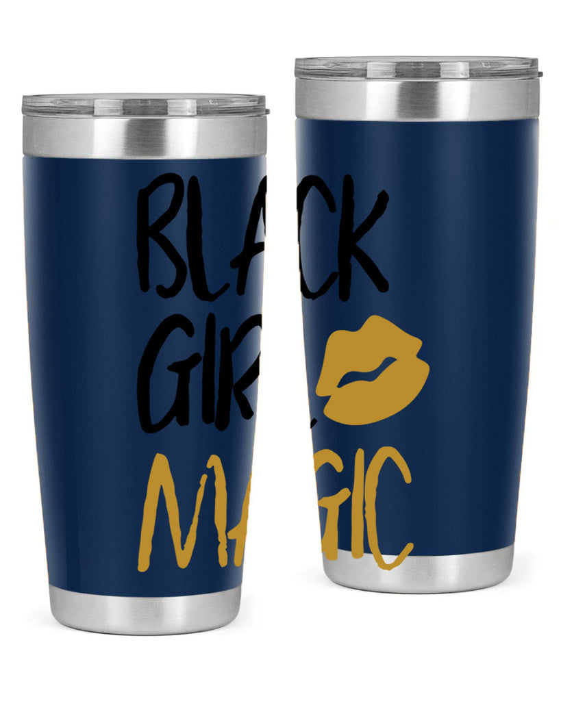 black girl magic lips cocoandbanana 245#- black words phrases- Cotton Tank