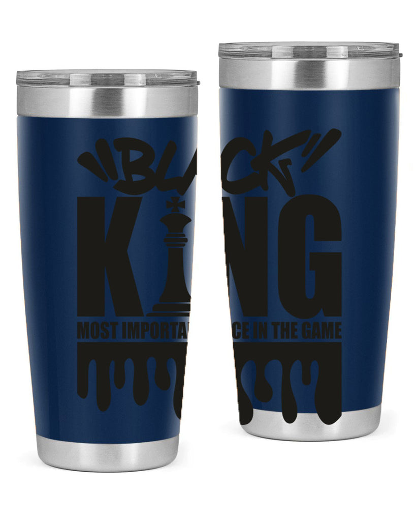 black king 214#- black words phrases- Cotton Tank