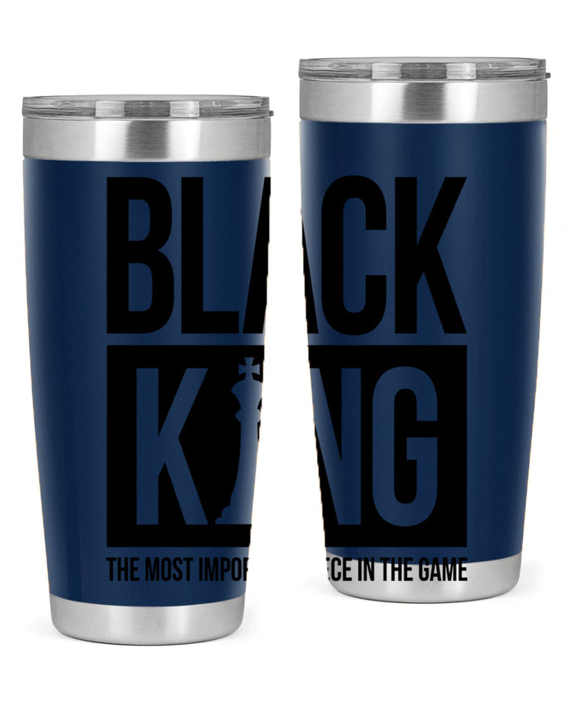 black king 234#- black words phrases- Cotton Tank