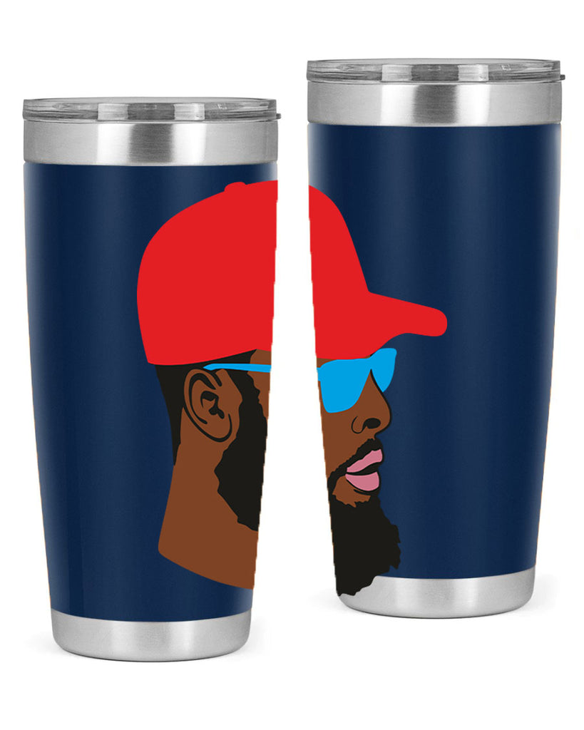 black man style 1#- black men - boys- tumbler