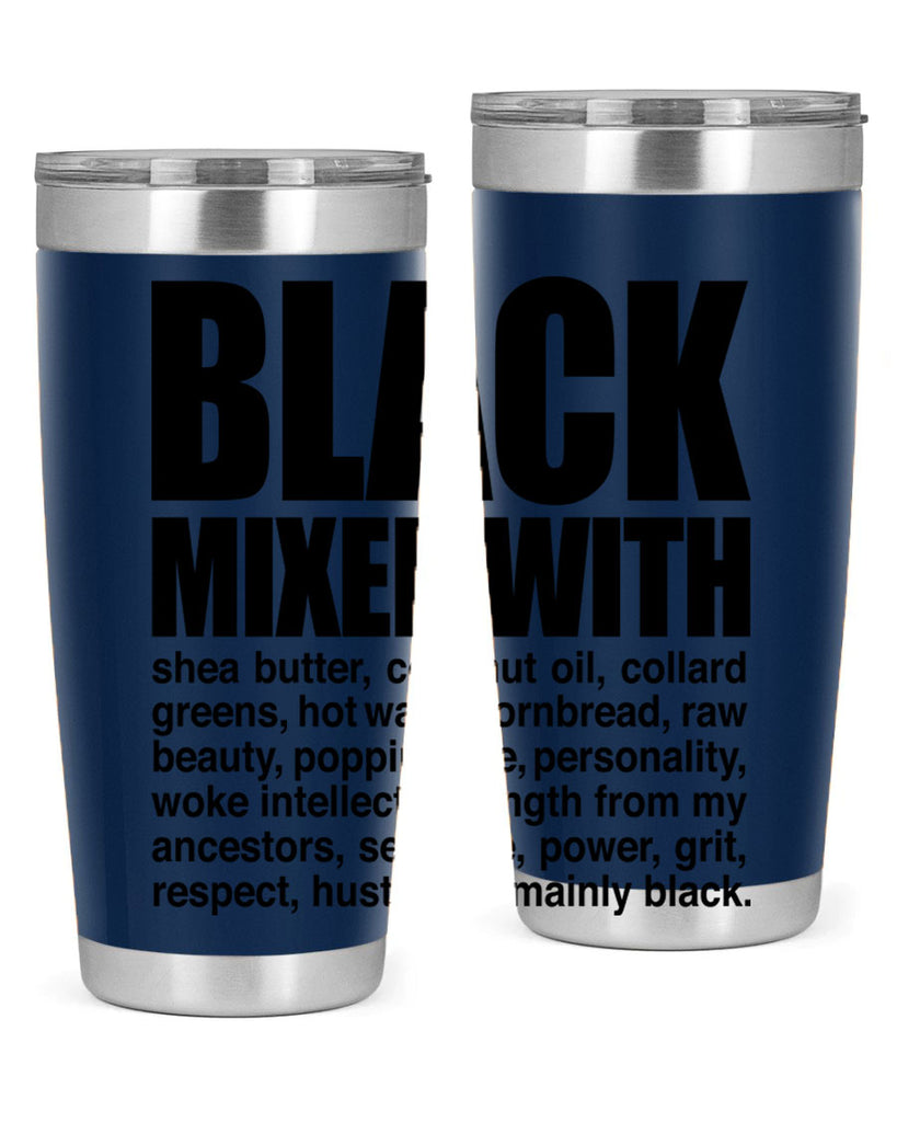 black mixed with 227#- black words phrases- Cotton Tank