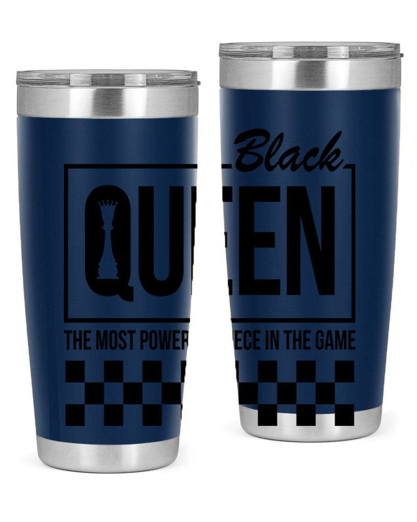 black queen chess checkered 221#- black words phrases- Cotton Tank