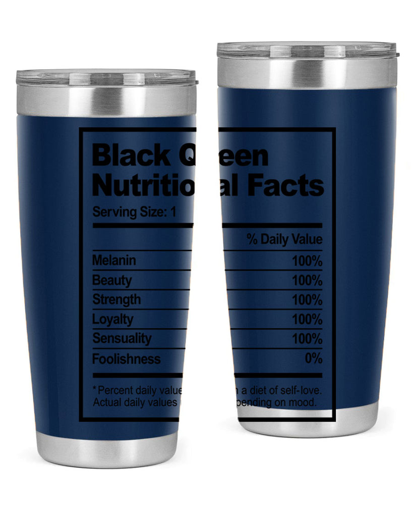 black queen nutritional facts 219#- black words phrases- Cotton Tank