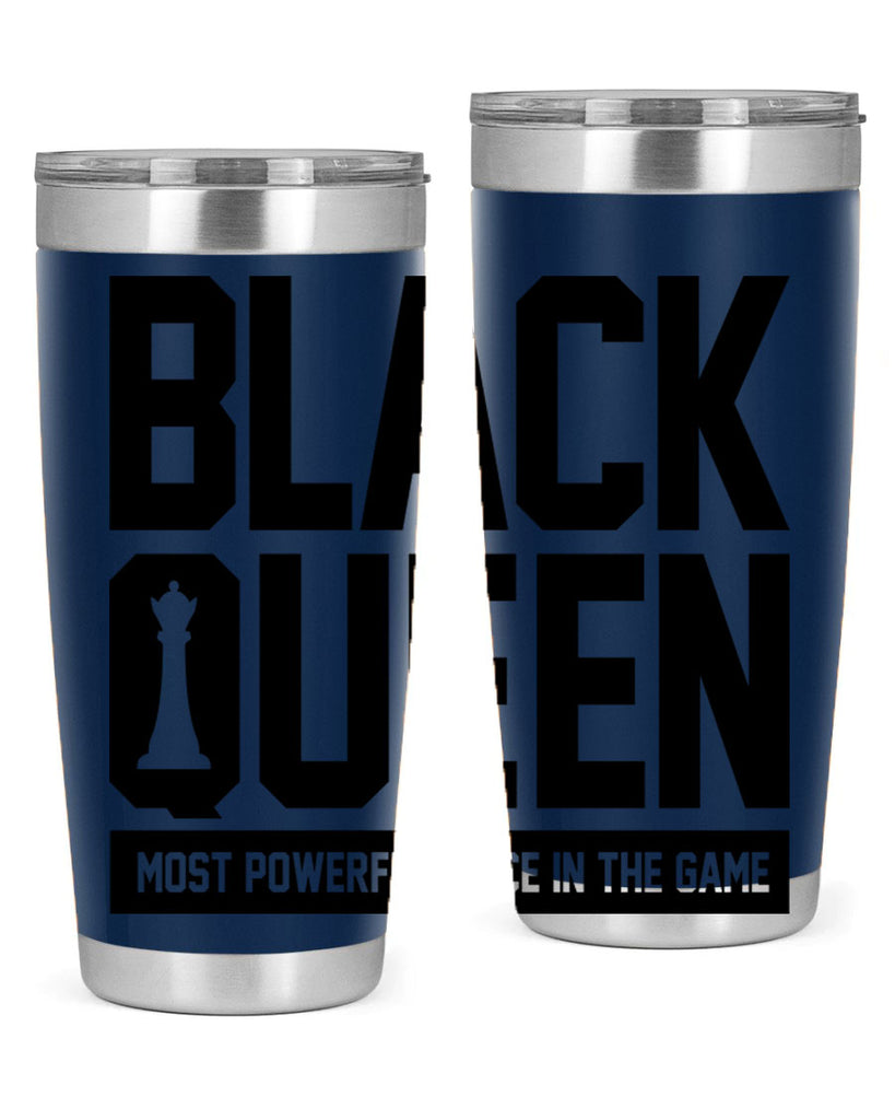 black queenchess 194#- black words phrases- Cotton Tank