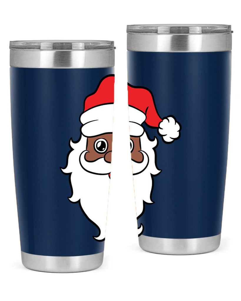 black santa 25#- black men - boys- tumbler