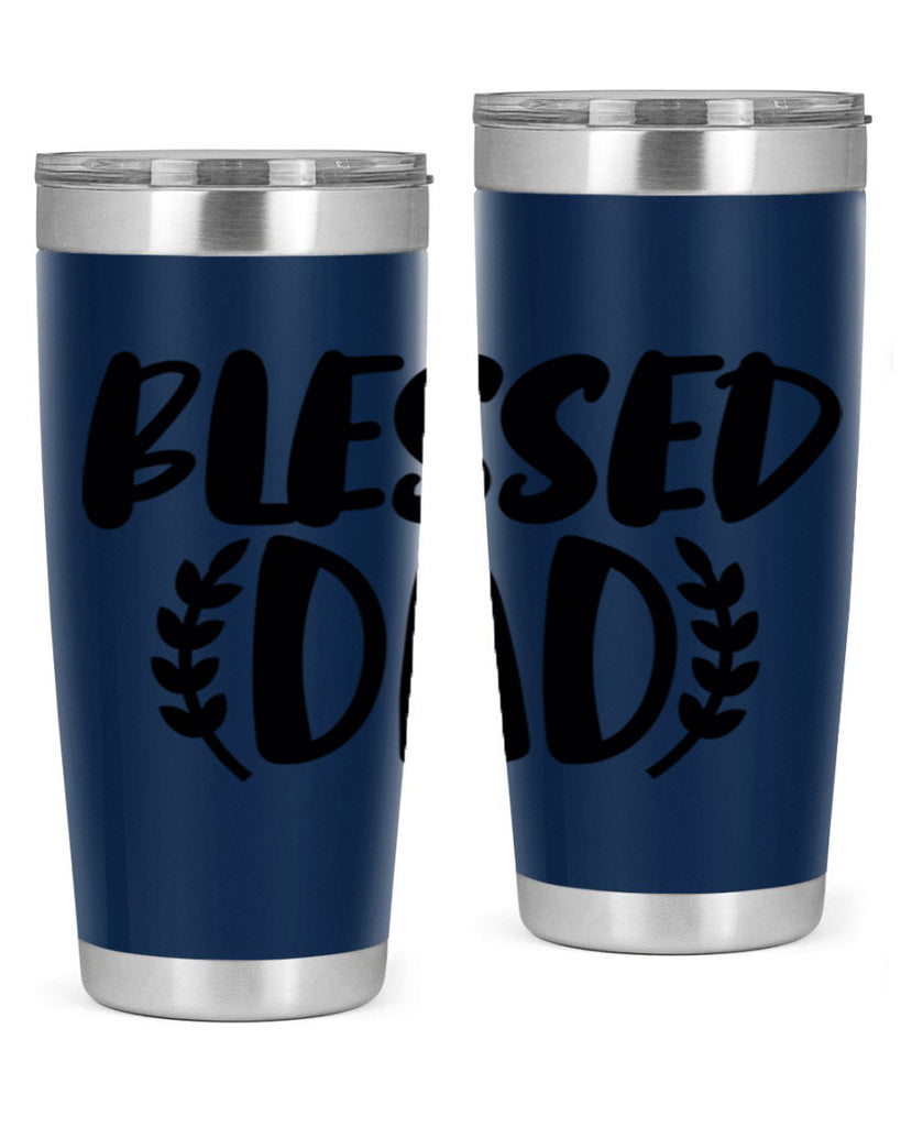 blessed dad 36#- dad- Tumbler