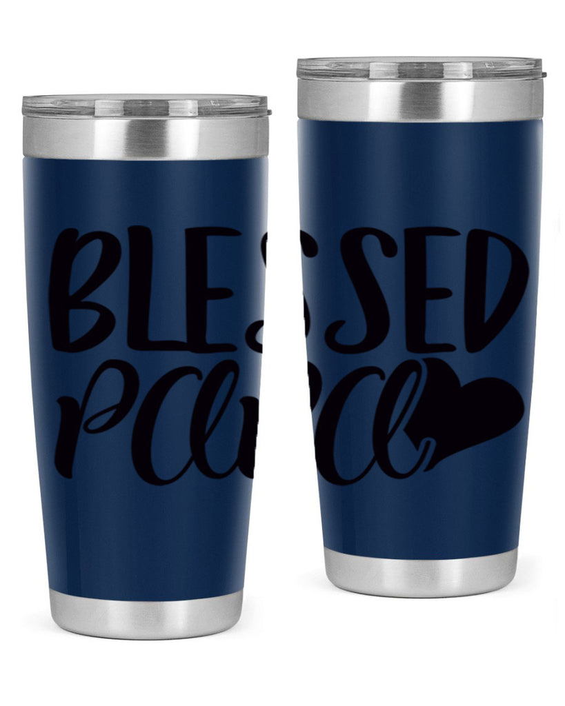 blessed papa 70#- grandpa - papa- Tumbler