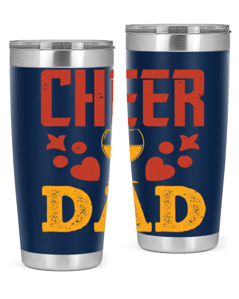 cheer dad 121#- fathers day- Tumbler