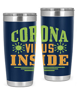 coronavirus inside Style 2#- corona virus- Tumbler