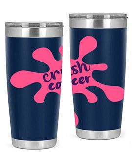 crush cancer Style 18#- breast cancer- Tumbler