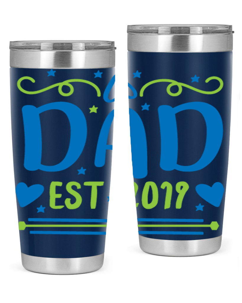 dad est 99#- fathers day- Tumbler