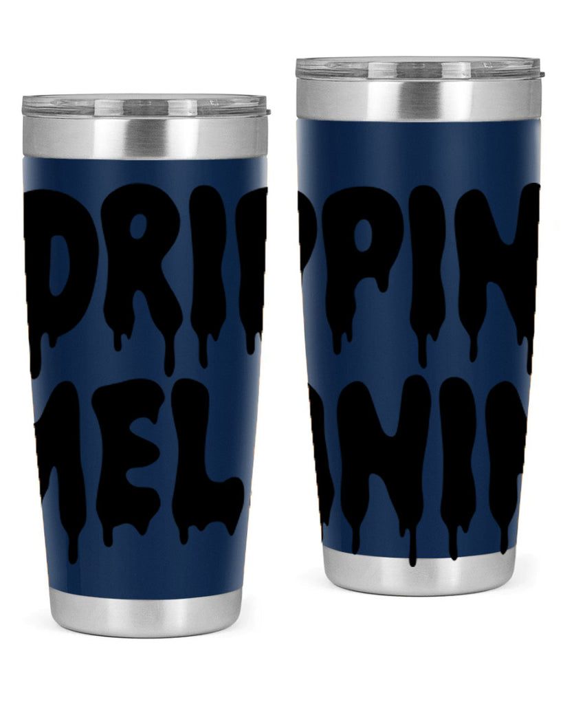 drippinmelanin  160#- black words phrases- Cotton Tank