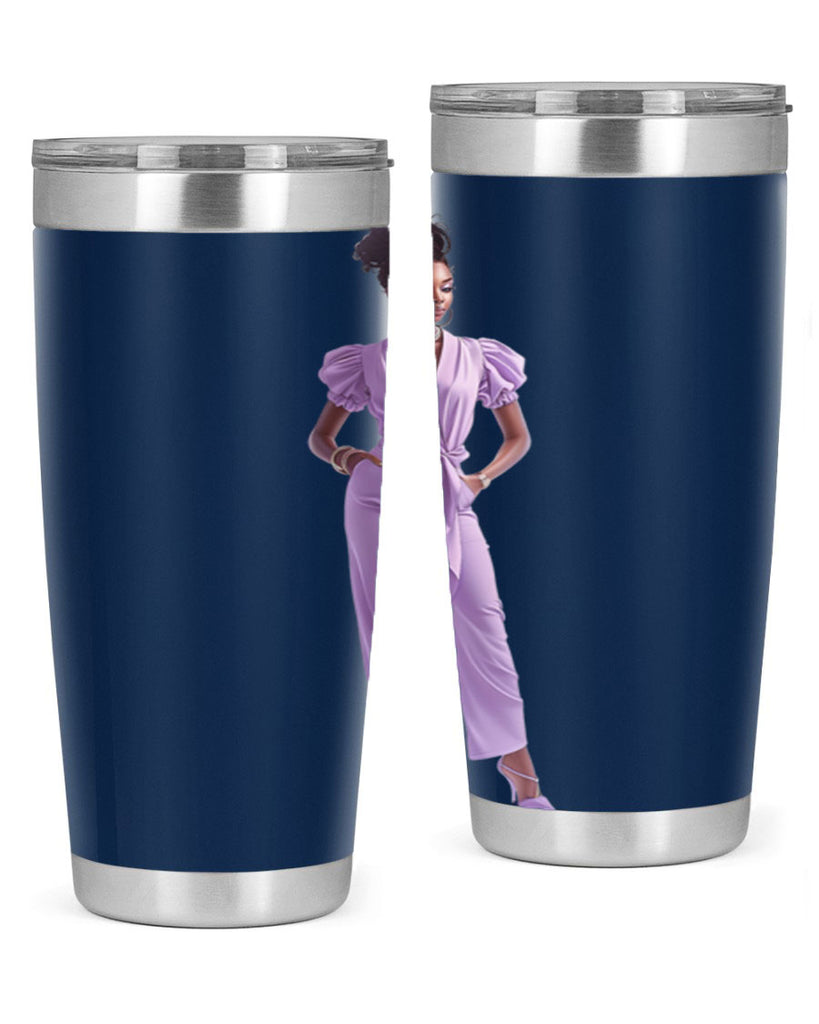 fashion girl in lavender 50#- fashion- Cotton Tank
