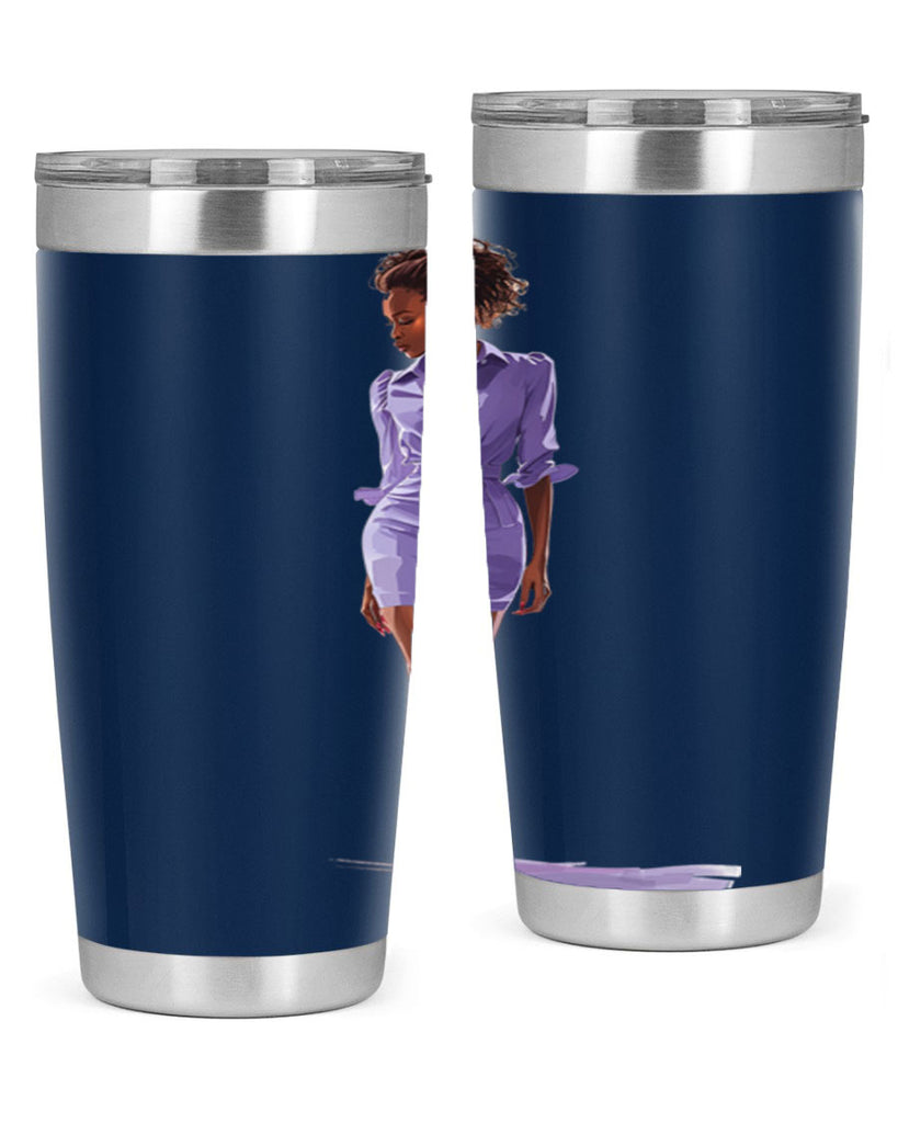 fashion girl in lavender 59#- fashion- Cotton Tank