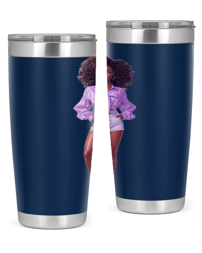 fashion girl in lavender 61#- fashion- Cotton Tank