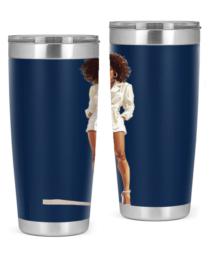 fashion girl in white 74#- fashion- Cotton Tank