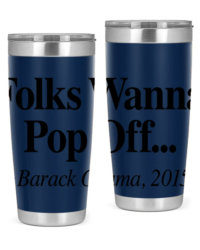 folks wanna pop off 151#- black words phrases- Cotton Tank